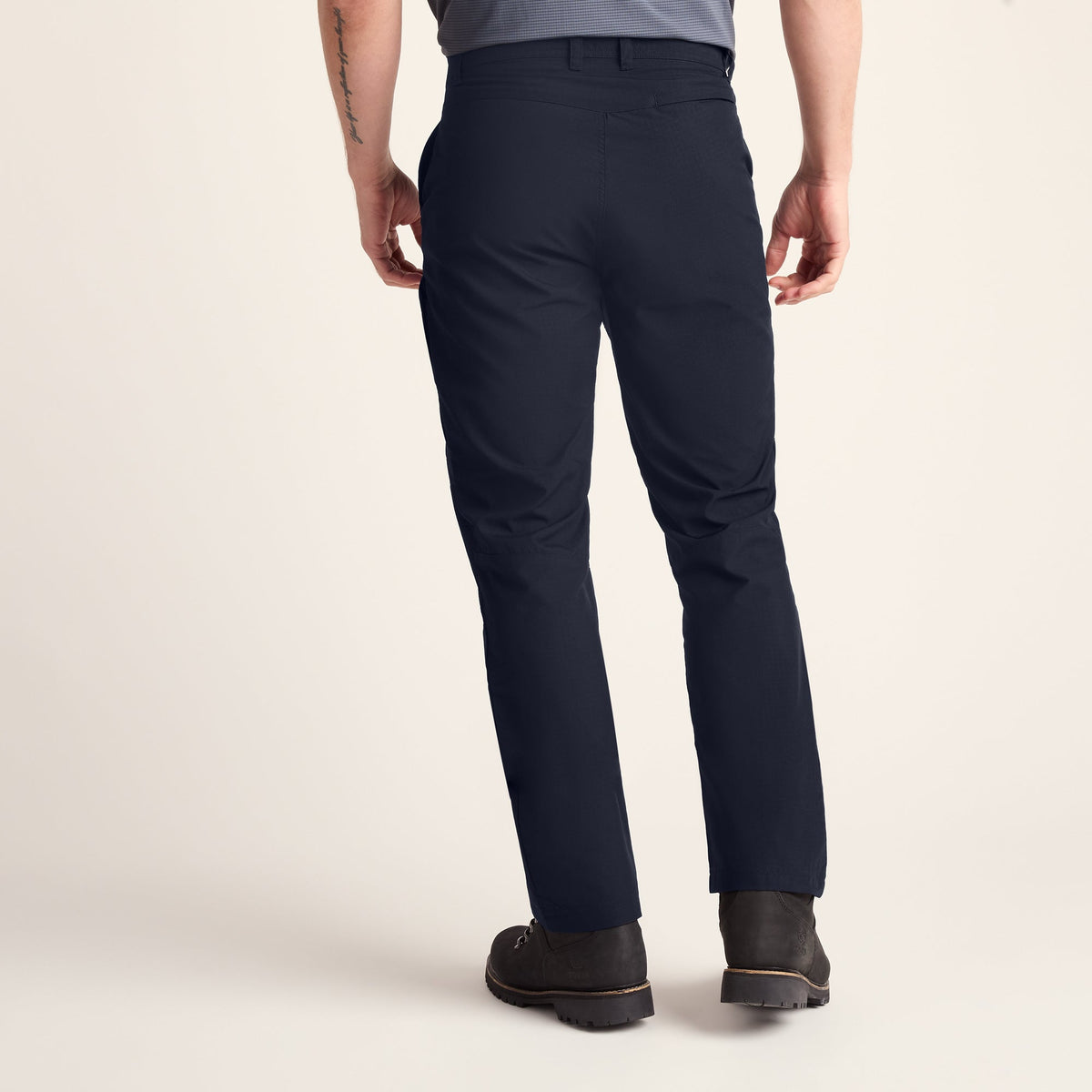 Rowland Mens Performance Trousers Short Leg - Navy