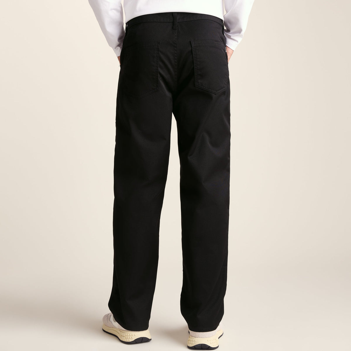 Sam Mens Straight Casual Chino Trouser - Black