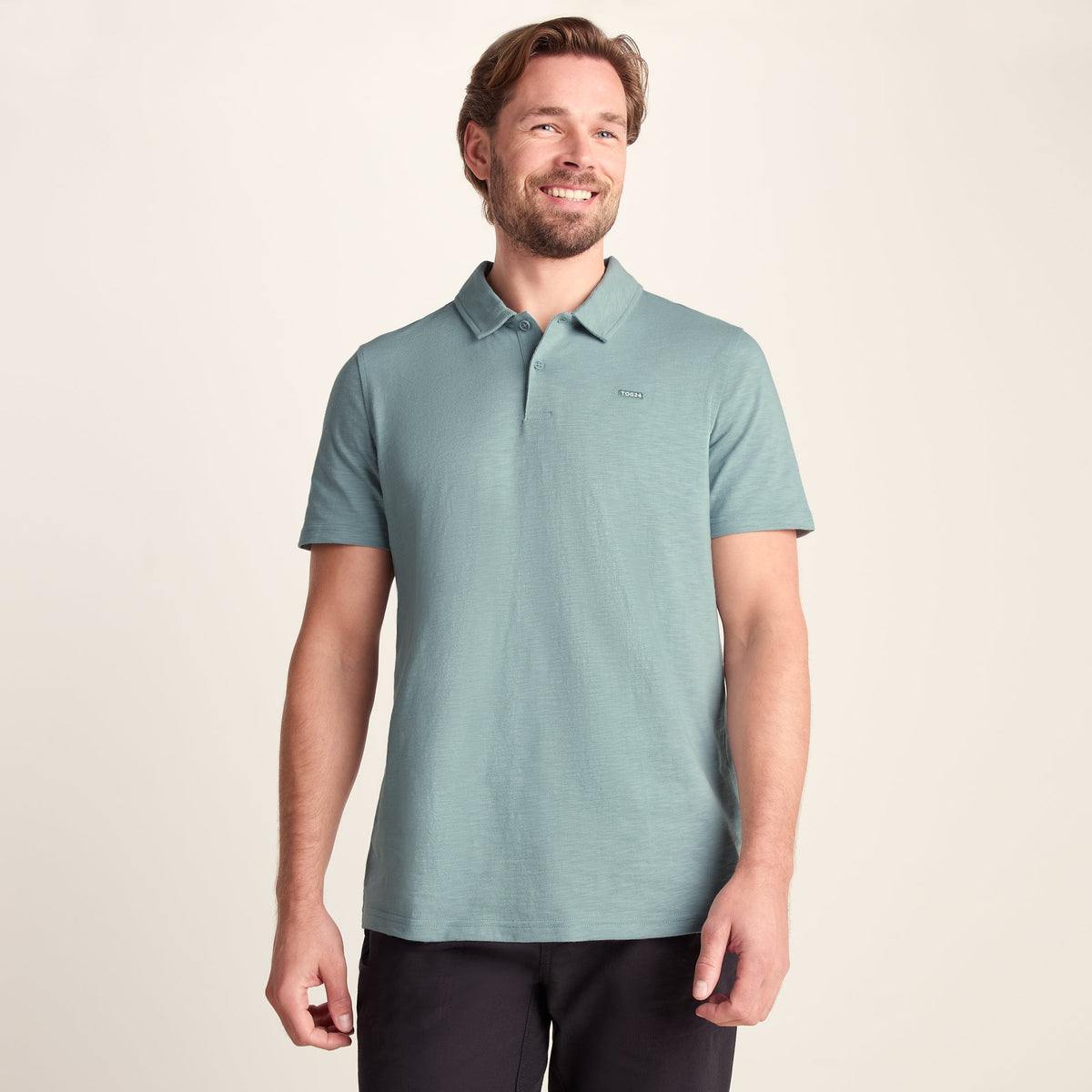 Sawyer Mens 100% Cotton Jersey Polo Shirt - Summer Sky