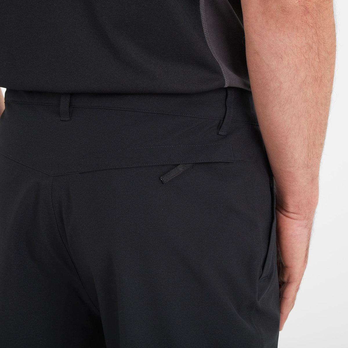 Silsden Mens Waterproof Trousers Short - Black