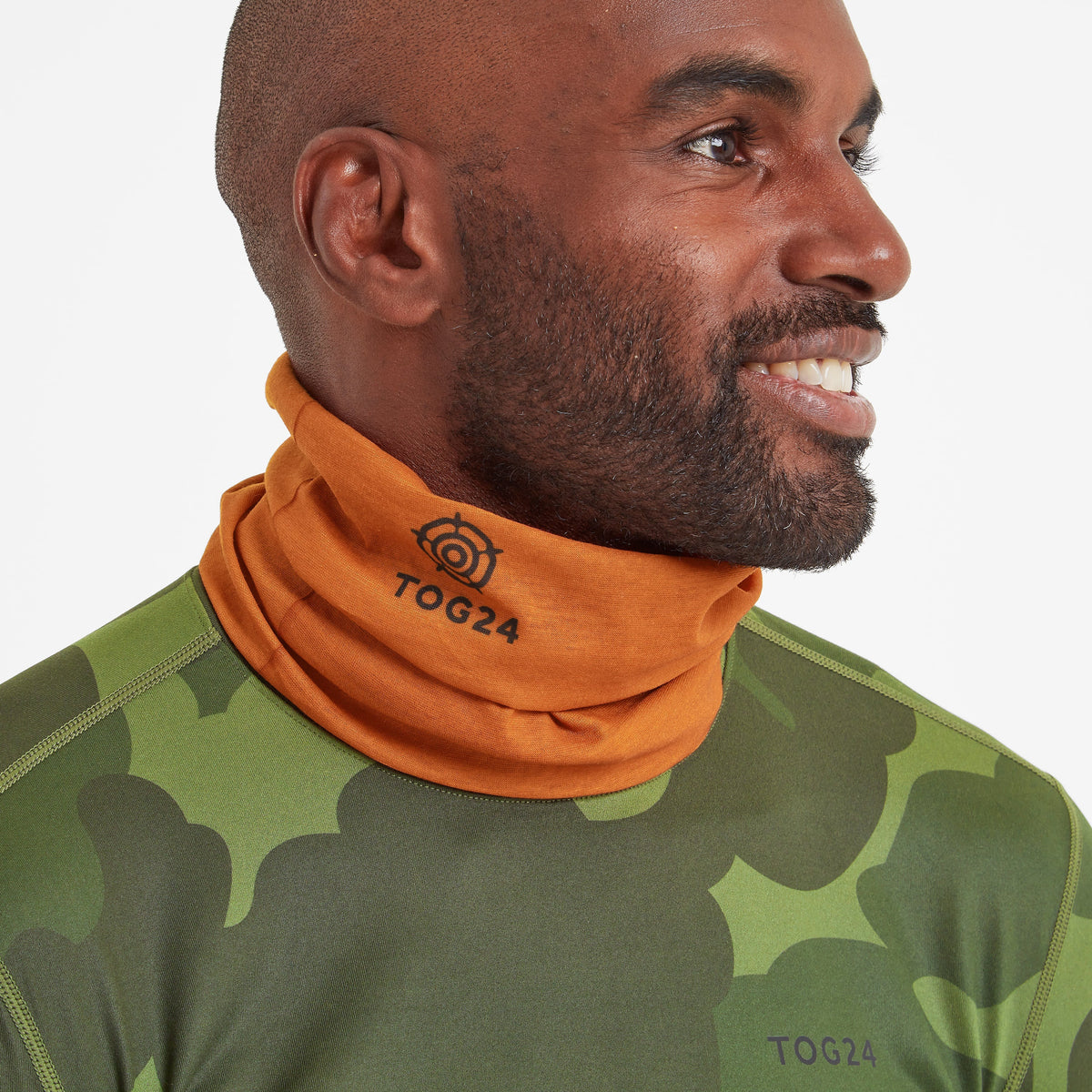 Snood Multifunctional Neck Warmer - Dark Orange