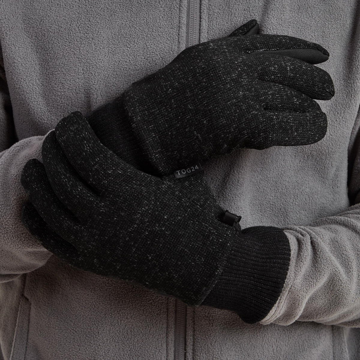 Storm Knitlook Gloves - Black Marl
