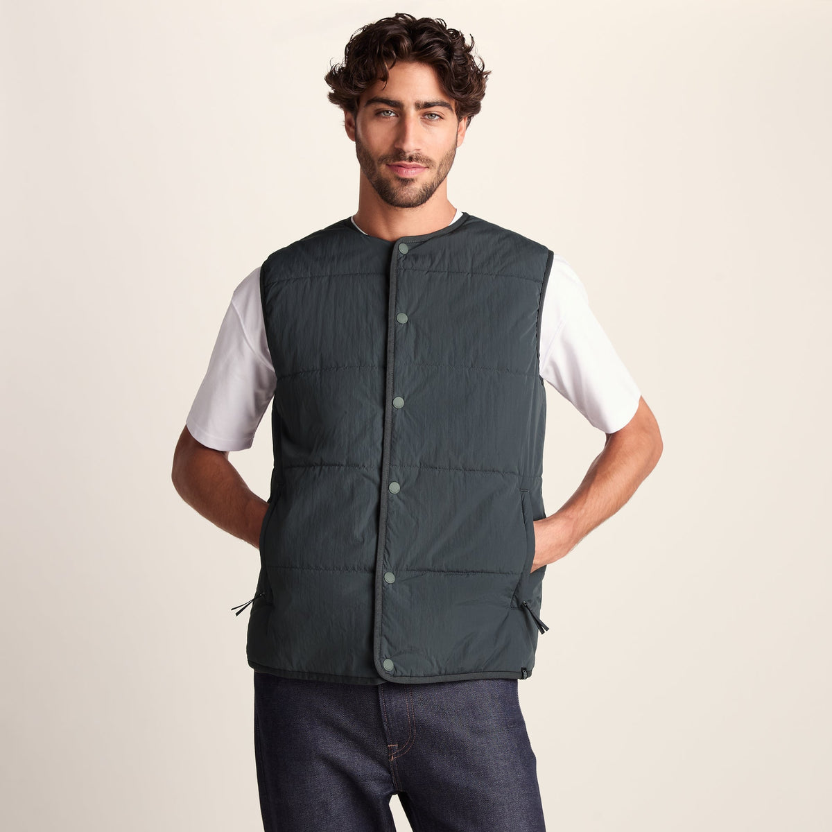 Sutterby Mens Shower Resistant Insulated Gilet - Deep Slate