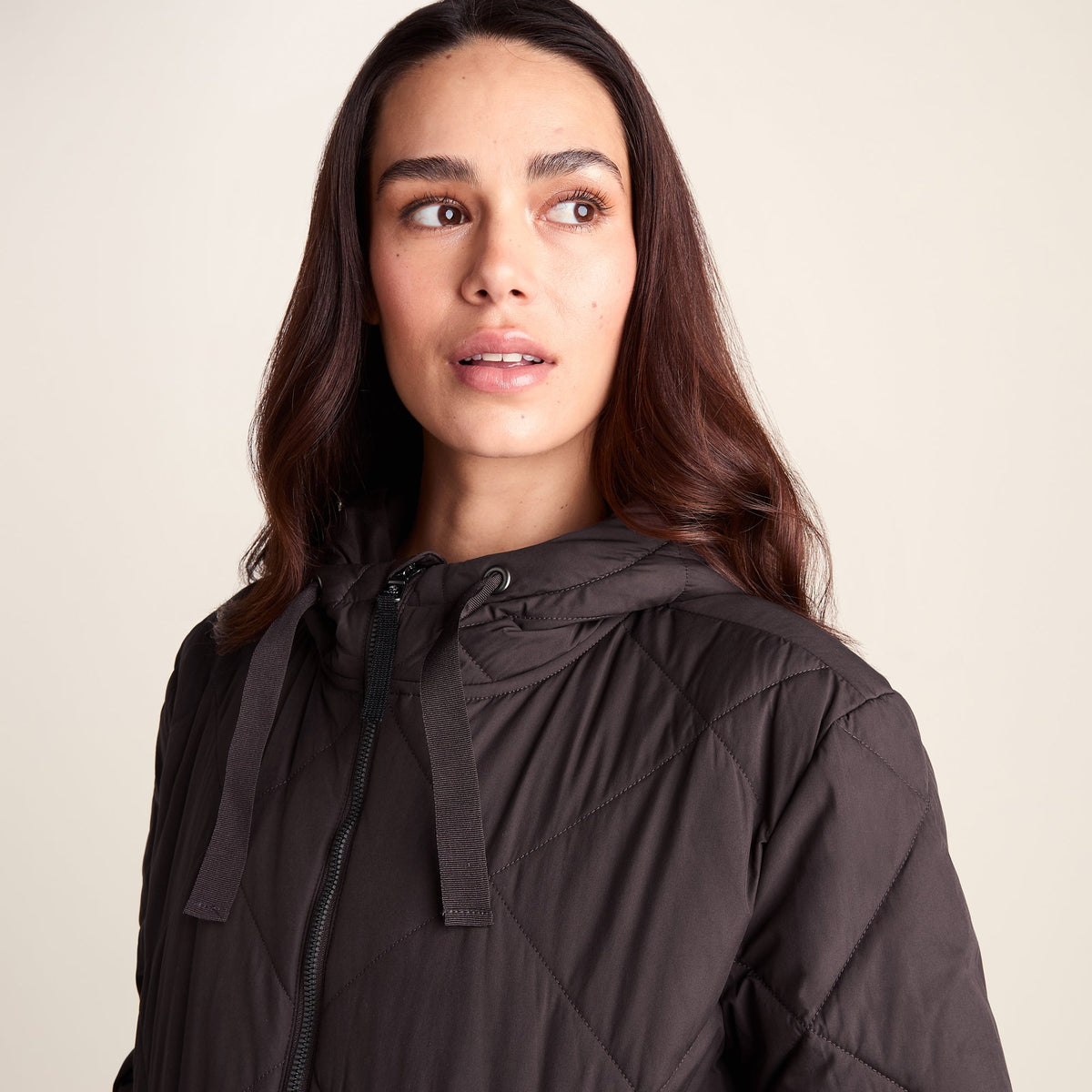 Tasker Womens Lightweight Insulated Quilted Jacket - Chocolate Brown