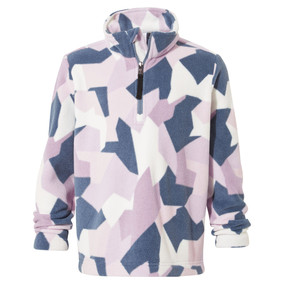 Toffolo Kids Zipneck Fleece - Abstract Mountain Print