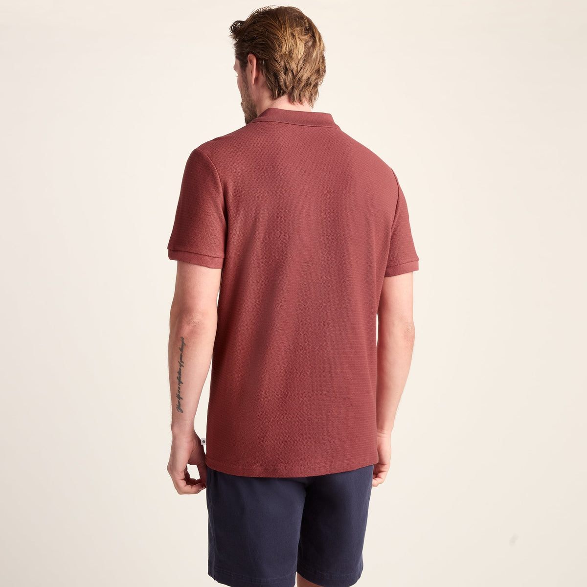 Varris Mens 100% Cotton Supersoft Polo Shirt - Garnet Red