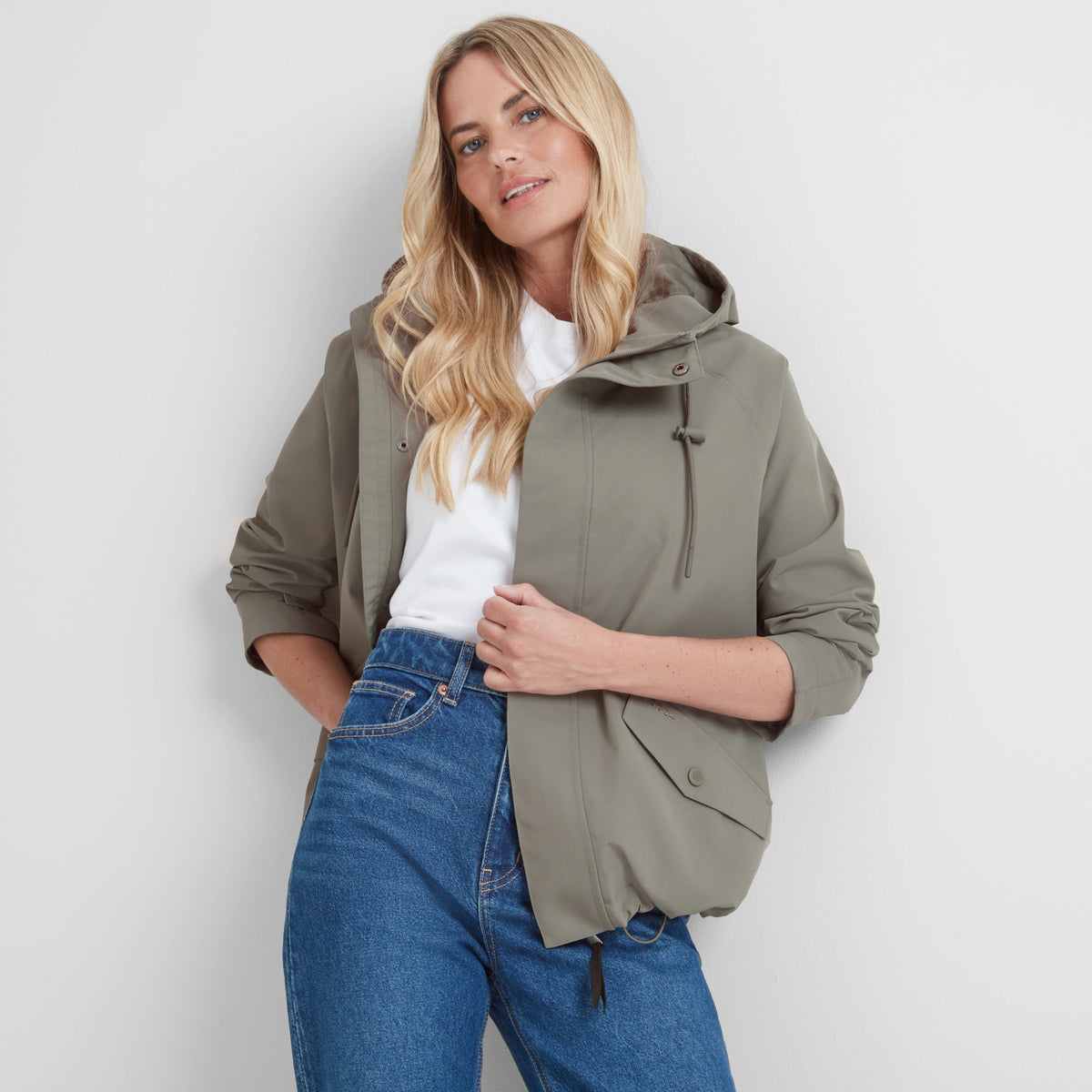 Vena Womens Waterproof Jacket - Pale Khaki