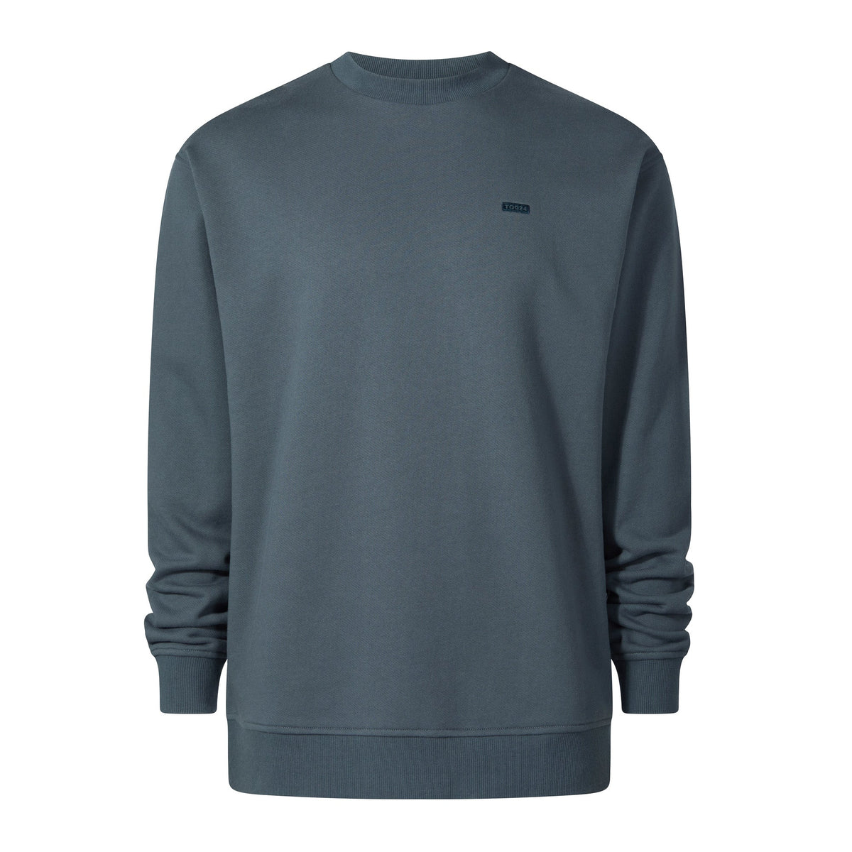 Warren Mens Relaxed Fit 100% Cotton Heavyweight Sweat - Aegean Teal