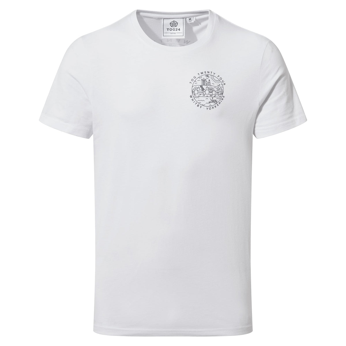 Whitby Mens 100% Cotton Supersoft T-Shirt - White
