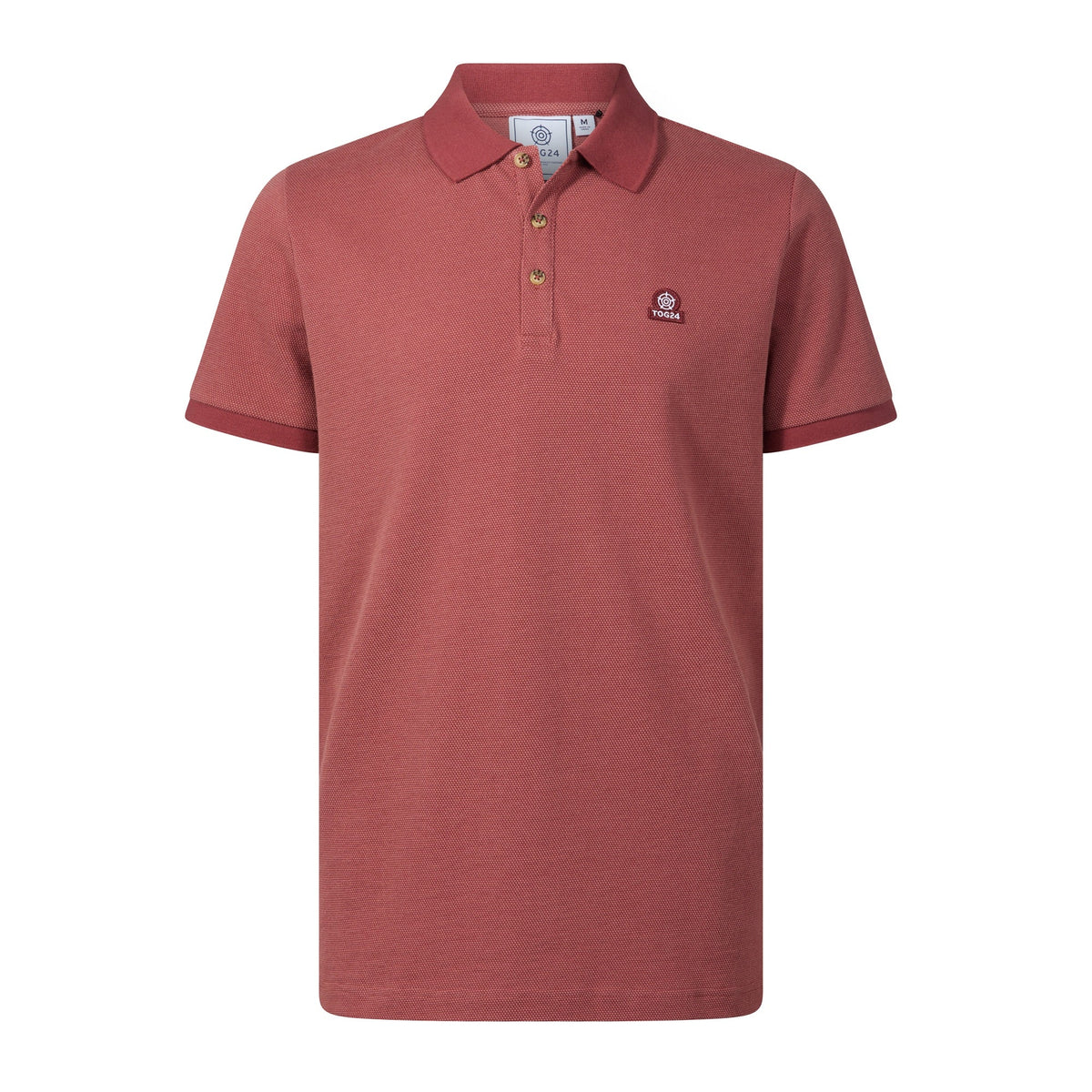 Whitley Mens 100% Cotton Polo Shirt - Redwood
