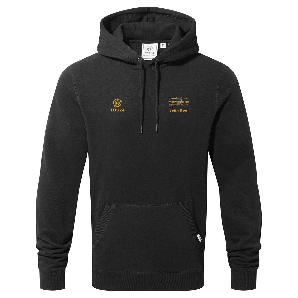 Porsche & Coffee Club Cabriolet Mens - Wyke Hoody Black
