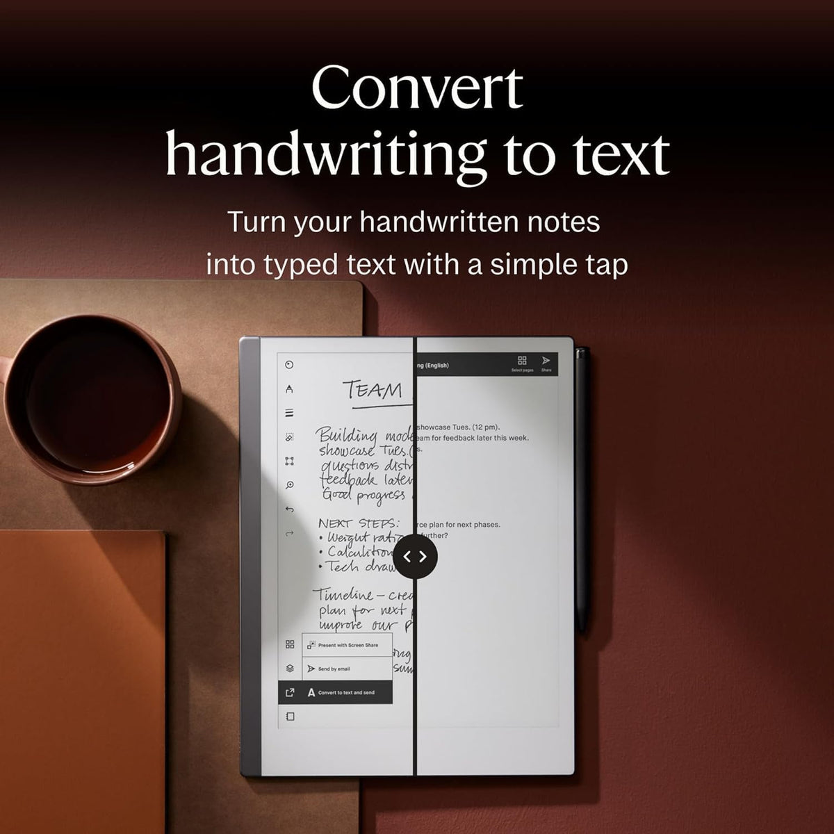reMarkable 2 - 10.3" Paper Tablet with Black Marker Plus - RM113