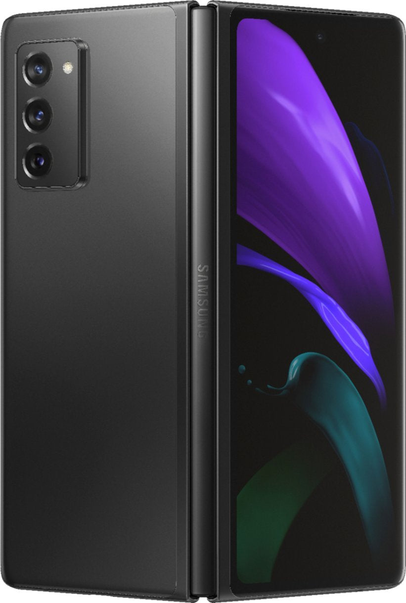 Unlocked - Samsung Electronics Galaxy Z Fold 2 5G | Factory Android Cell Phone | 256GB Storage | US Version Smartphone Tablet | 2-in-1 Refined Design, Flex Mode | Mystic Black (SM-F916UZKAXAA)
