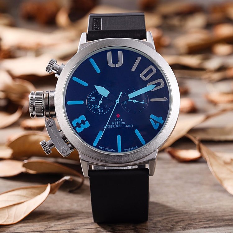 Self-Winding Stainless Steel Wristwatch