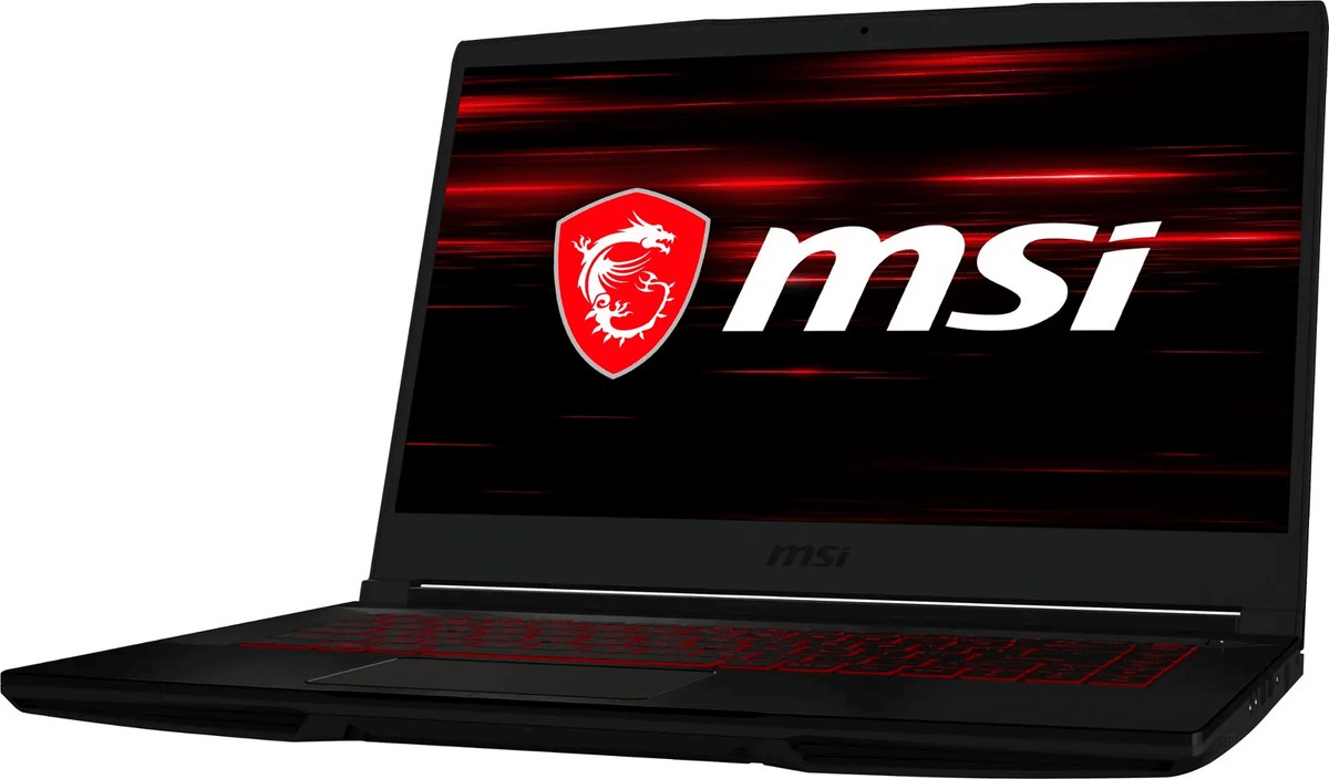 MSI GF63 15.6" Gaming Laptop - i5-10500H - 8GB RAM - GTX 1650 - 256GB SSD - Black - GF63818