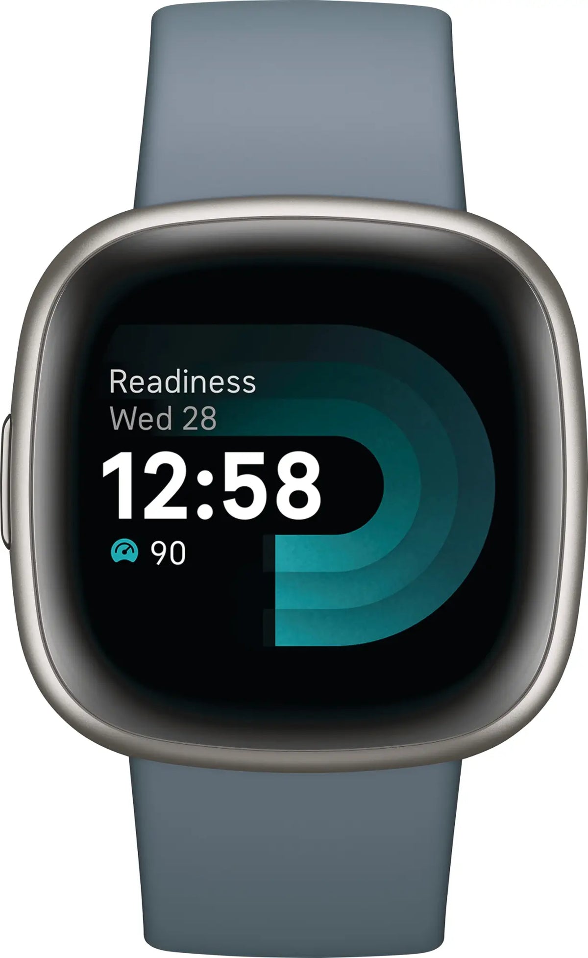 Fitbit Versa 4 Fitness Smartwatch – Platinum – FB523SRAG-US