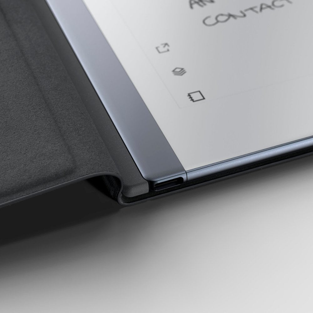 reMarkable 2 - 10.3" Paper Tablet with Marker Plus and Premium Leather Book Folio - Black