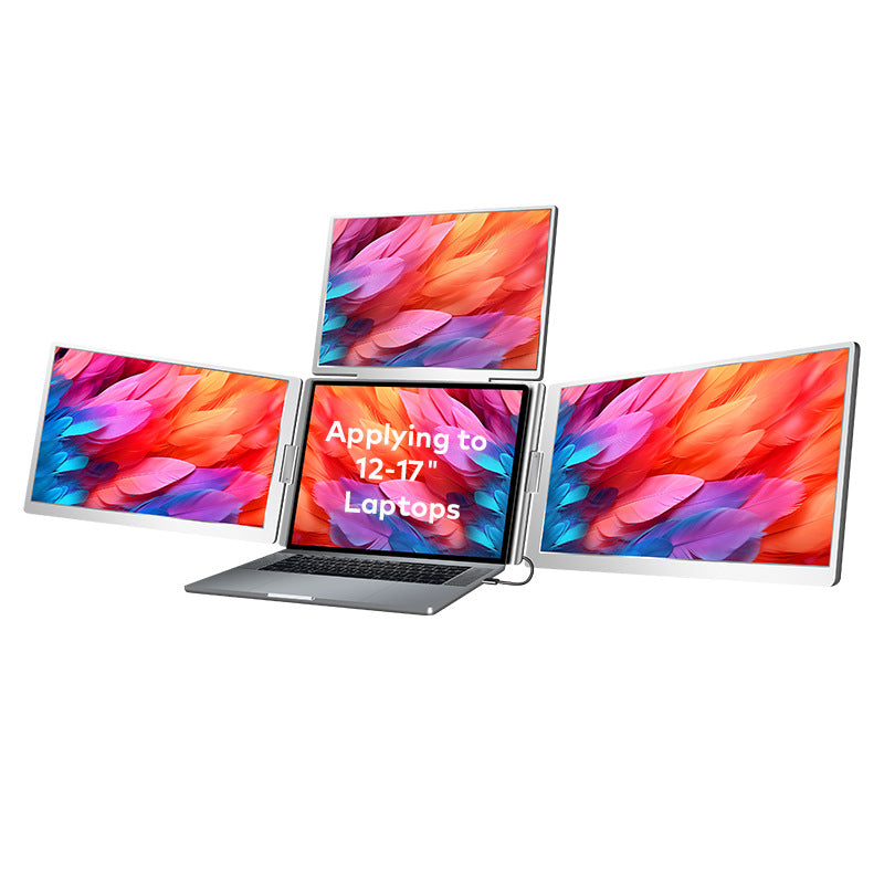 Portable Triple Screen Monitor for Laptop