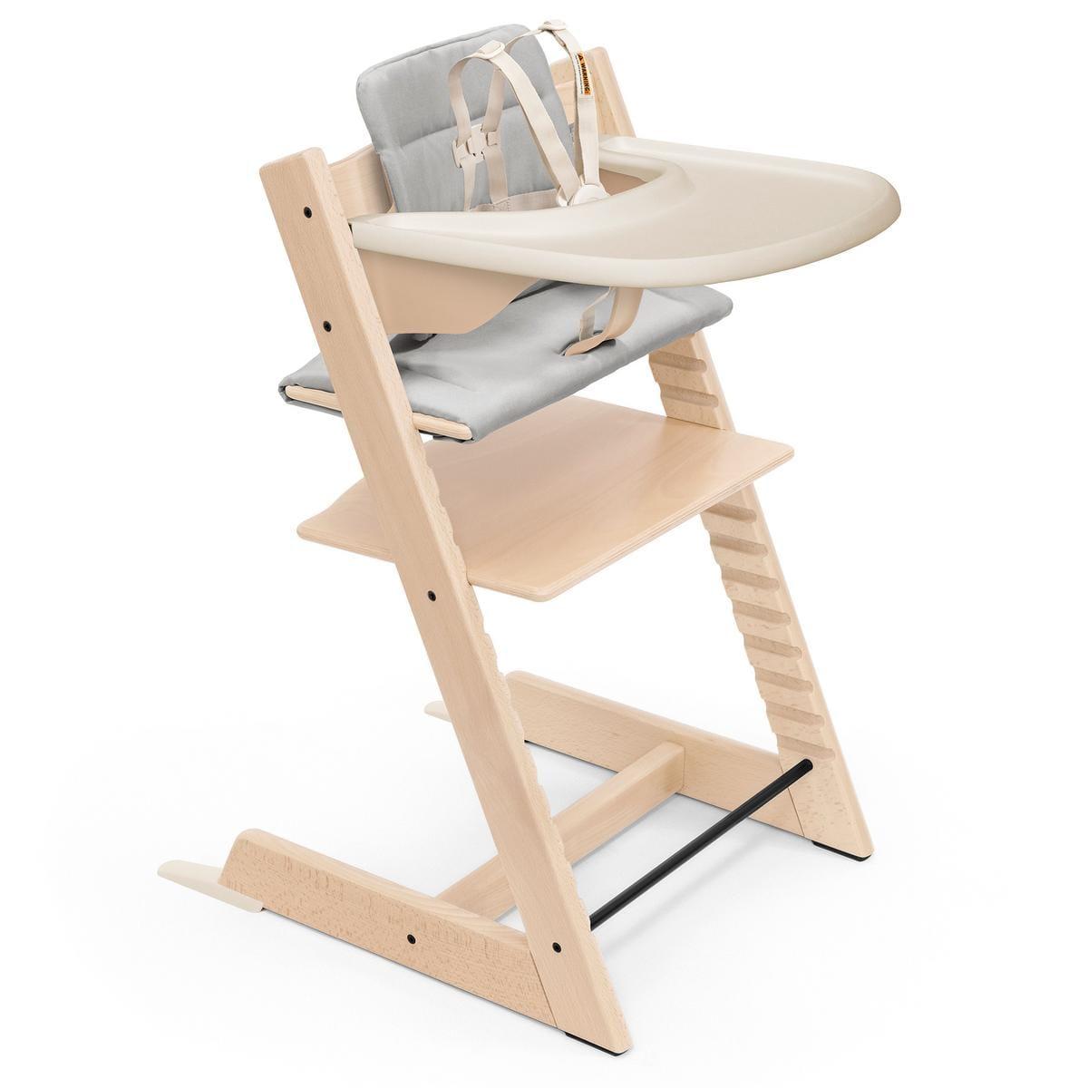 Stokke OPEN BOX Tripp Trapp High Chair2 and Cushion with Stokke Tray