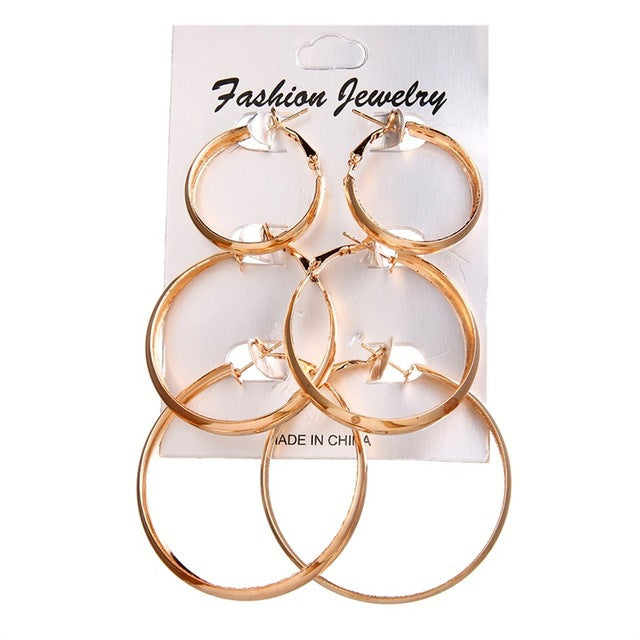 Hot Selling Accessories, Rock Exaggerated Earrings