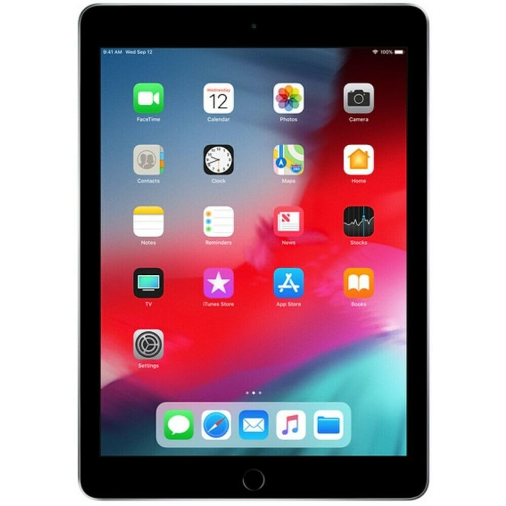 Apple iPad 6th Gen (9.7- inch, Wi-Fi, 128GB)- Space gray - 2018 - MR7J2LLA