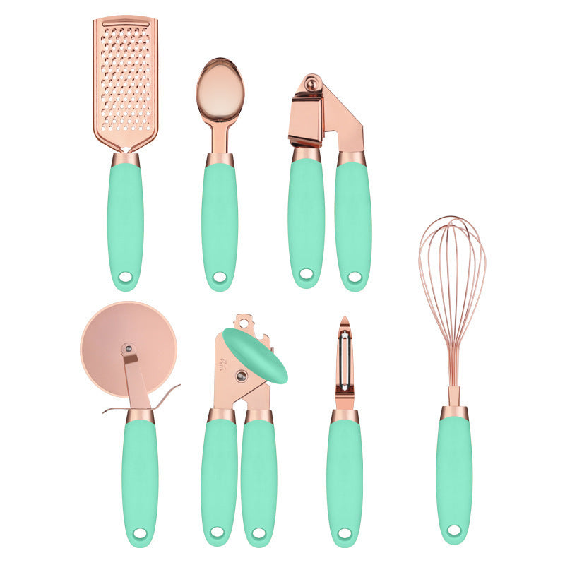 Copper-Plated Kitchen Peeler Set