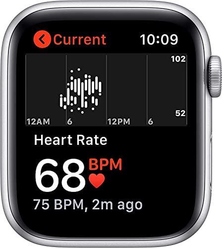 Apple Watch SE (GPS) 40mm Silver Aluminum Case with Abyss Blue Sport Band - MKNY3LL/A