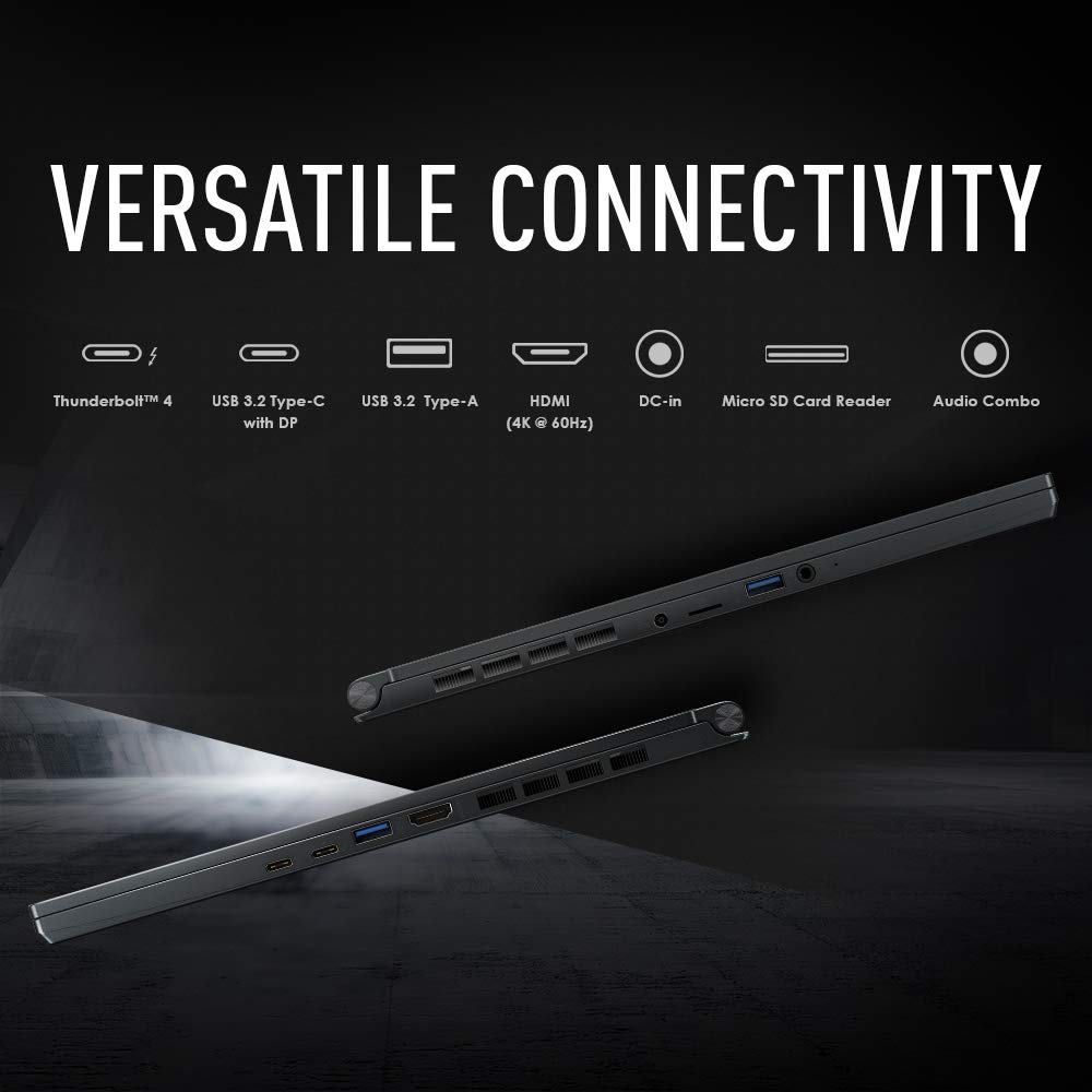 MSI Stealth 15M Laptop 15.6" 144Hz FHD, i7-11375H, RTX 3060, 16GB RAM, 512GB SSD, Carbon Gray (A11UEK-009)