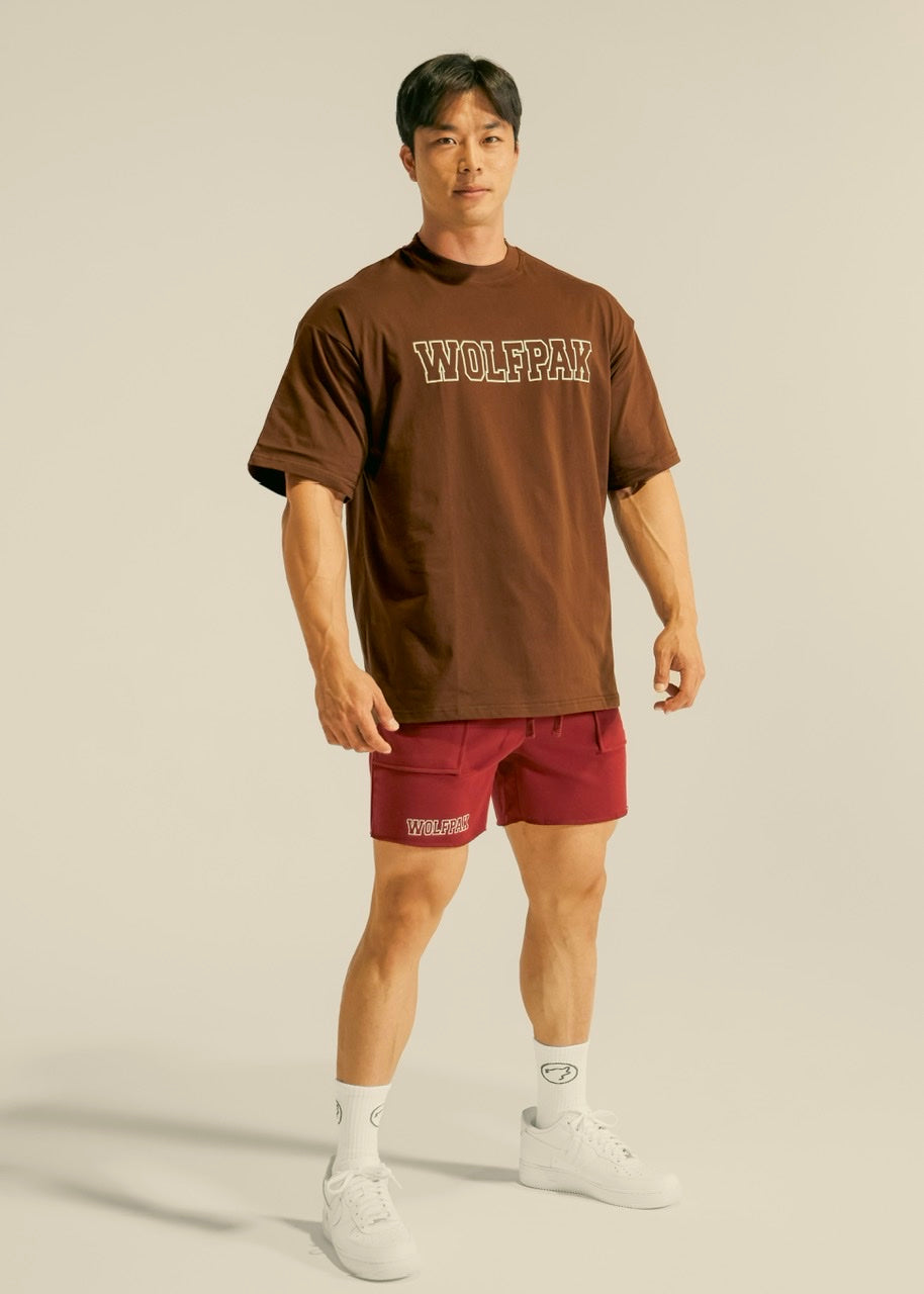 Men's Varsity Tee Mocha Brown