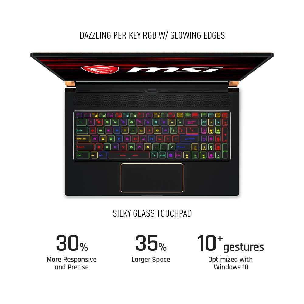 MSI GS75 Stealth-204 17.3" Gaming Laptop , 144Hz 3ms, Intel i7-8750H , NVIDIA RTX 2060 6G, 16GB RAM, 256GB NVMe SSD