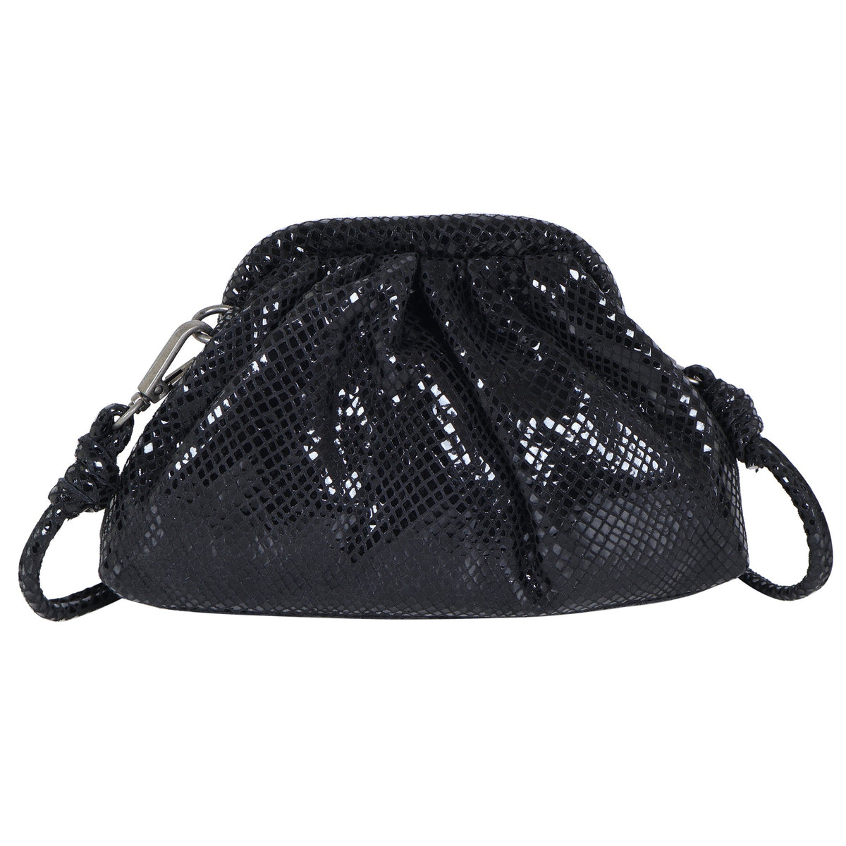 Foil Layla Leather Crossbody Bag