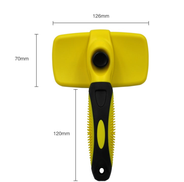Pet Self-Cleaning Slicker Brush