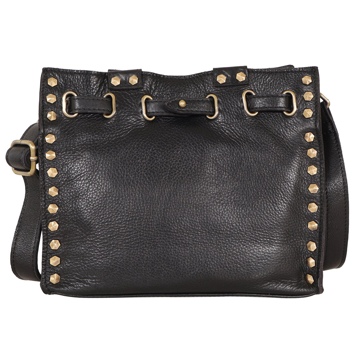 Malibu Milled Leather Crossbody Bag