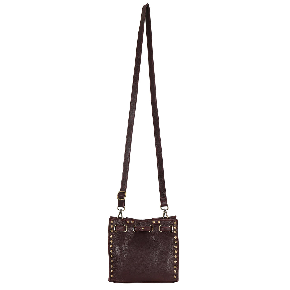 Malibu Milled Leather Crossbody Bag