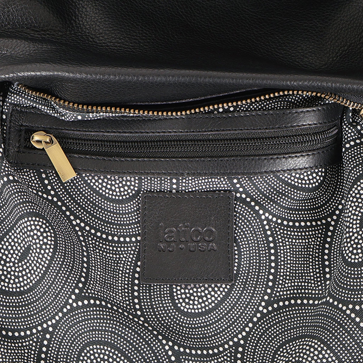 Tabor Milled Leather Crossbody Bag