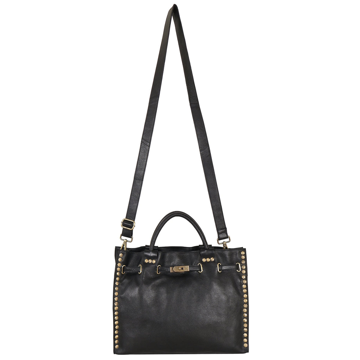 Mare Milled Leather Crossbody Bag