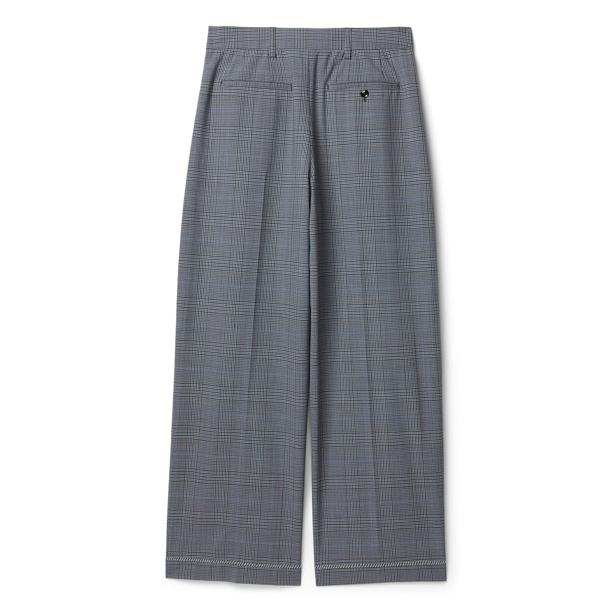 MARNI Prince of Wales Wool Check Trousers (Truffle)