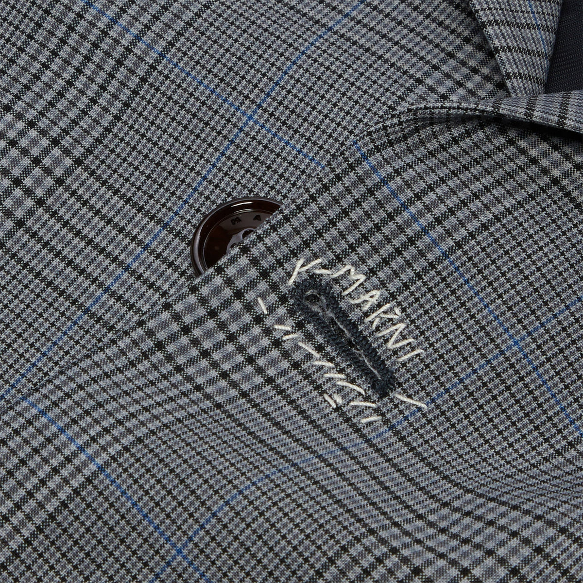 MARNI Prince of Wales Wool Check Cropped Jacket (Truffle)