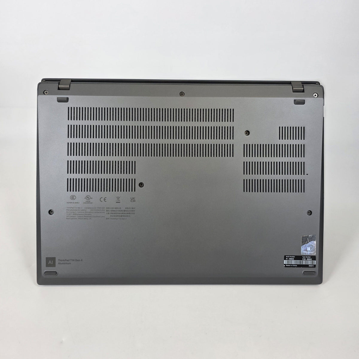 Lenovo ThinkPad T14 Gen 4 Gray 1.3 GHz Intel Core i5 13th Gen. 16GB