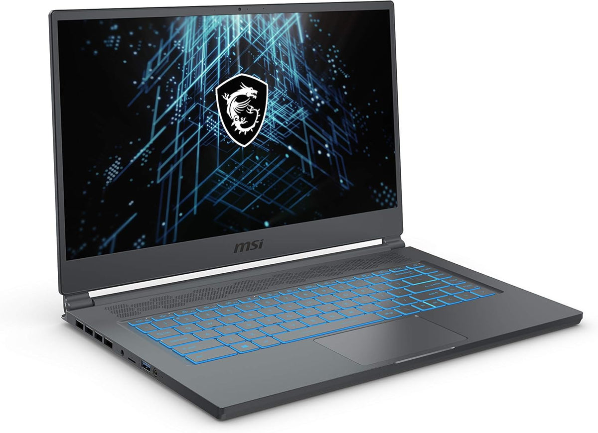 MSI Stealth 15M A11SEK-062 15.6" FHD 144Hz Thin Bezel Laptop - i7-1185G7 - RTX2060 Max-Q - 16GB RAM - 512GB SSD - Win10 - Carbon Gray (Stealth15M062)
