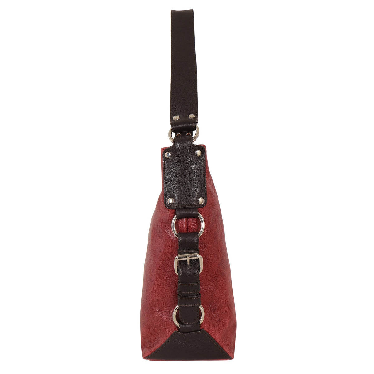Simone Md Leather Shoulder Bag