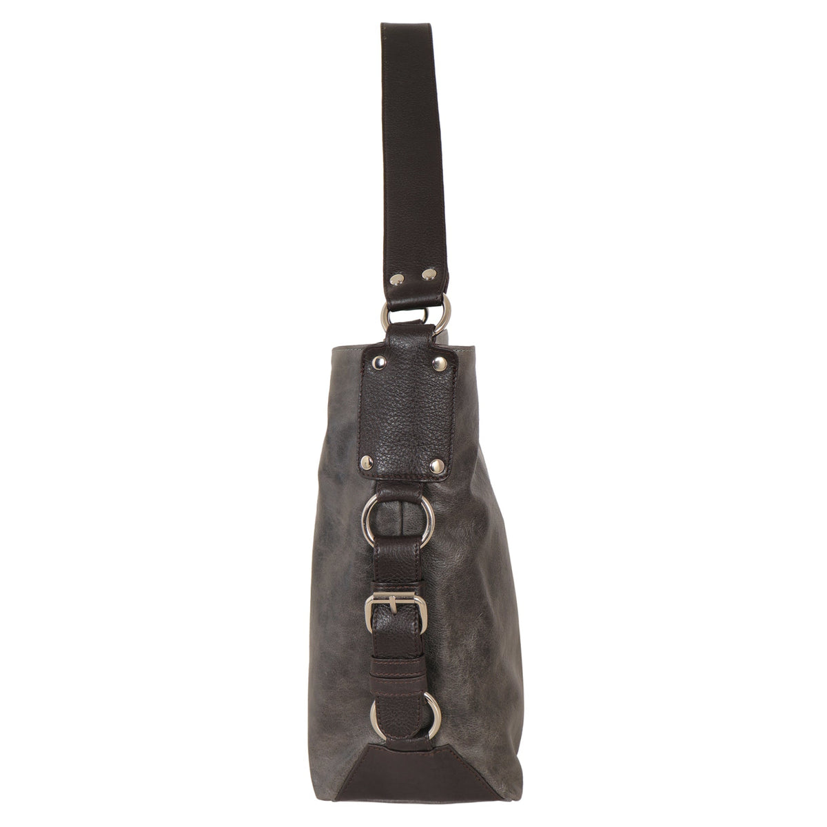 Simone Md Leather Shoulder Bag
