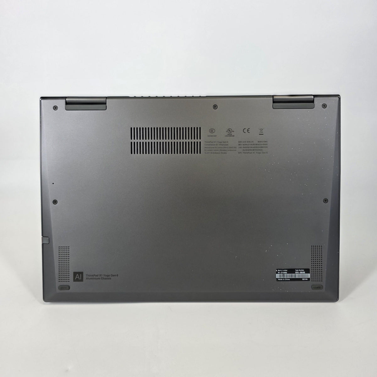 Lenovo ThinkPad X1 Yoga Gen 6 14 Gray 2.8 GHz Intel Core i7 11th Gen.