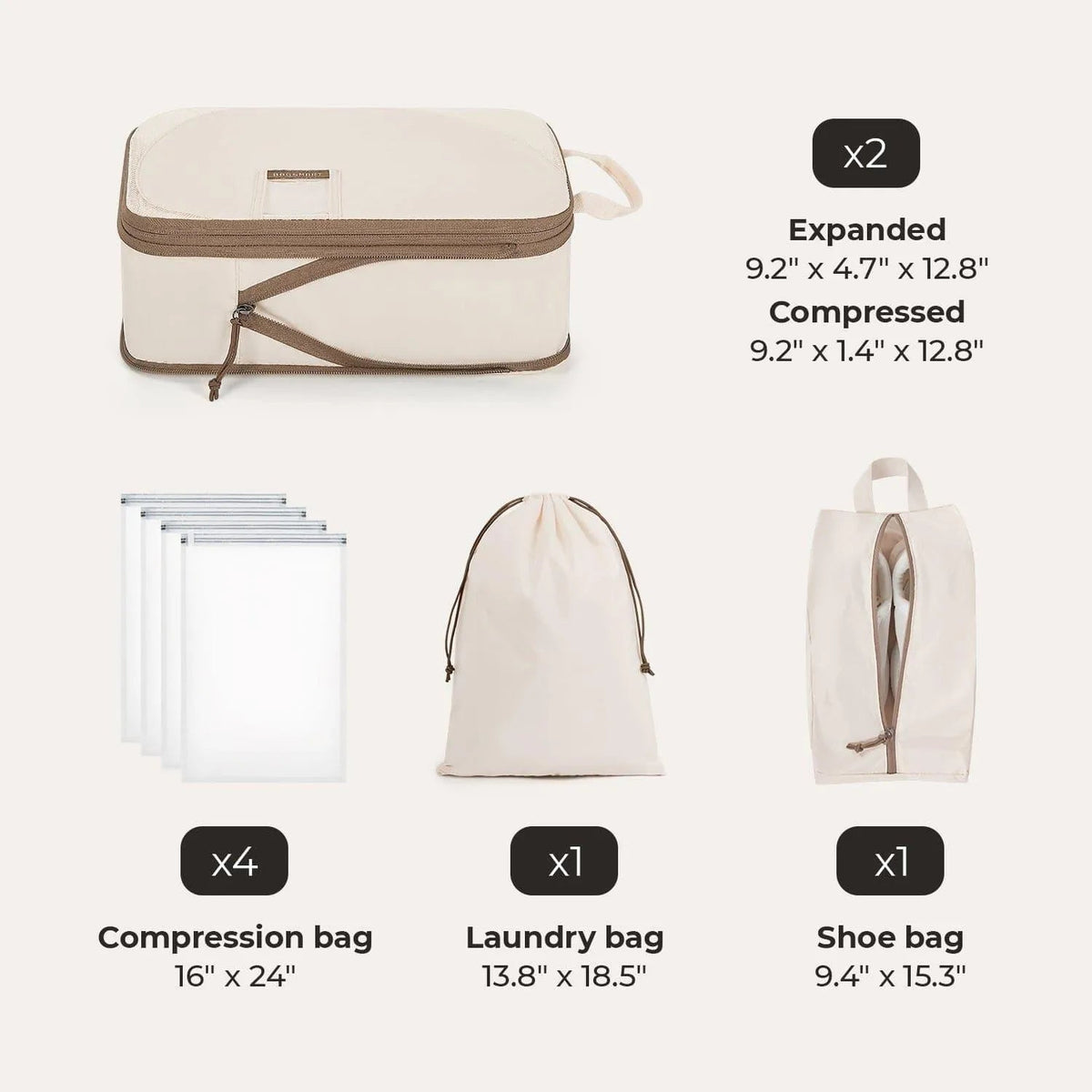 Compression Packing Cubes 8 PCS