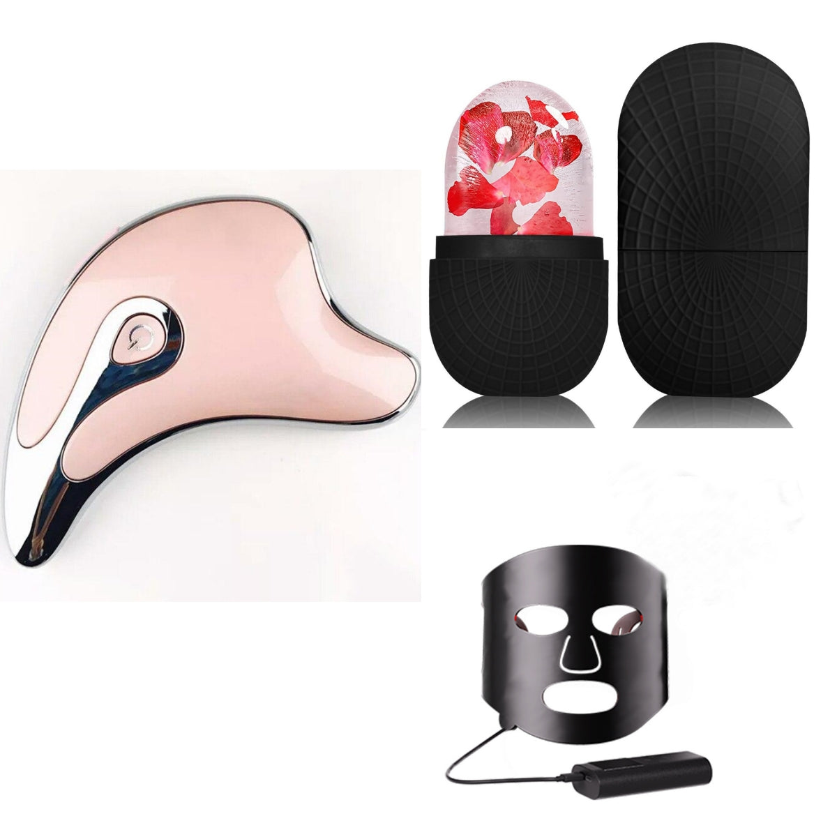 Electric Gua Sha LED Light Skin Care & Facial Massager Tool