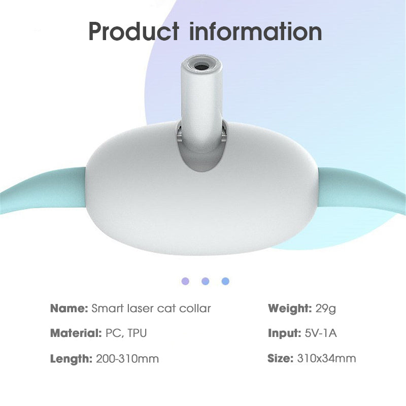 Smart Automatic Laser Cat Toy Collar