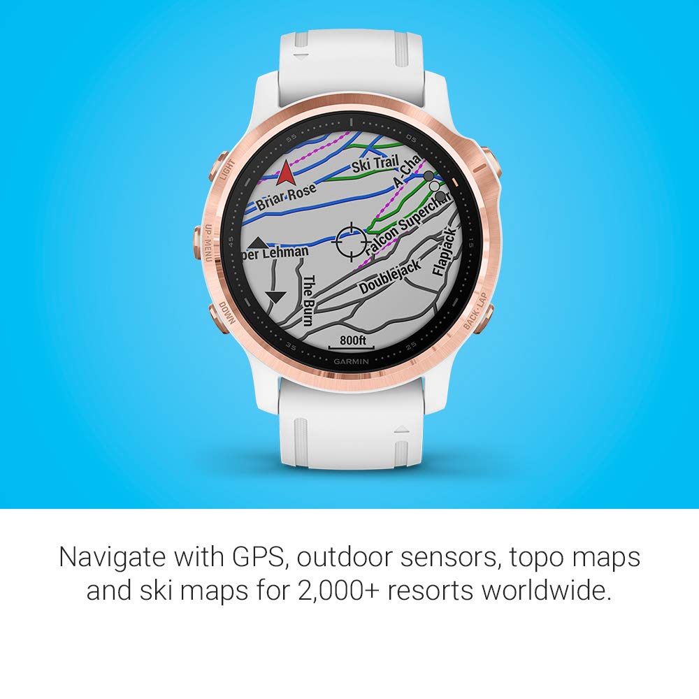 Garmin fēnix 6S Pro Smartwatch 42mm Fiber-Reinforced Polymer Rose Gold - 010-02159-10