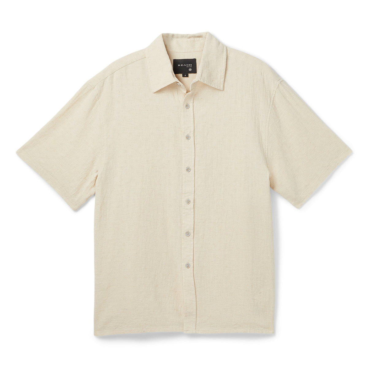Beach Brains Hold Short Sleeve Shirt (Off White)