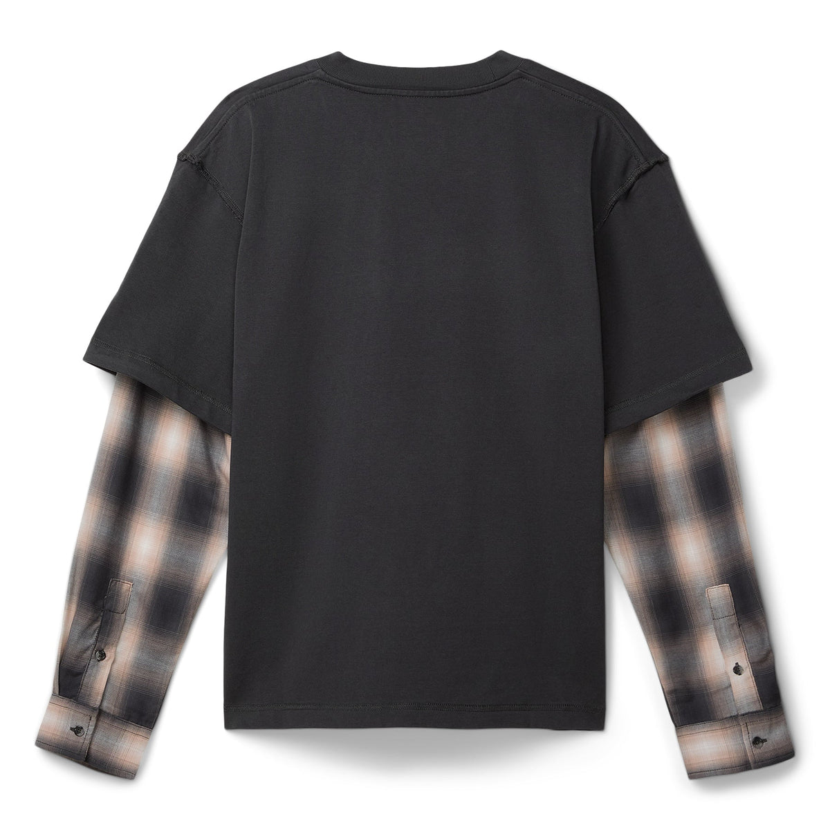 Beach Brains Dead End Shirt (Charcoal/Check)