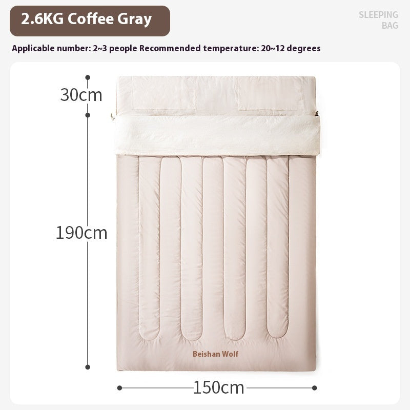 Thickened Camping Double Sleeping Bag